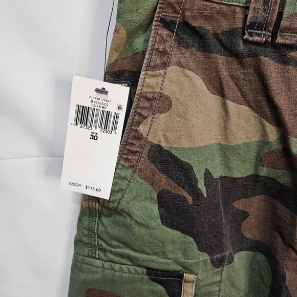 Polo Ralph Lauren Cargo Shorts Camo Size 30 - Picture 3 of 11